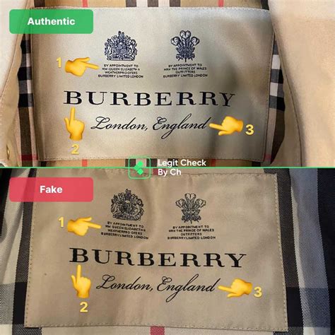 burberry pattern real vs fake|burberry trench authenticity check.